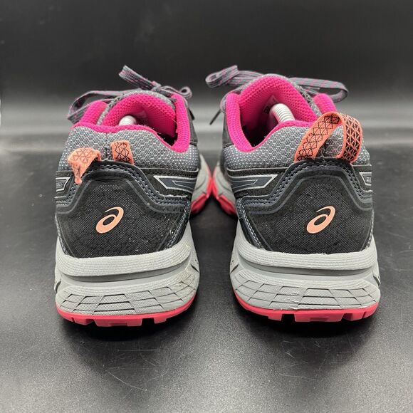 Women's Asics Gel Venture 7 Trail Running Shoes Size 7 1012A476 pink gray - Picture 4 of 7
